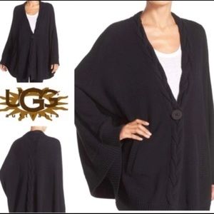 UGG oversized poncho cardigan